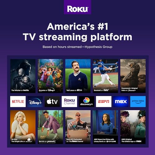 Roku Streaming Stick 4K | Portable Roku Streaming Device 4K/HDR/Dolby Vision, Roku Voice Remote, Free & Live TV